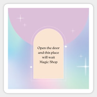 Magic Shop BTS Sticker